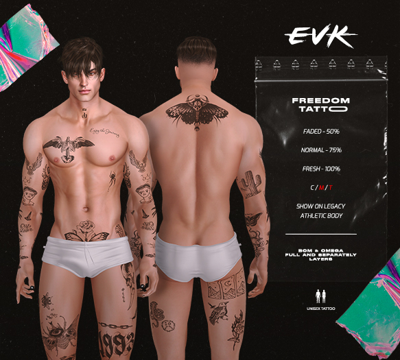 [ E V K ] Freedom Tattoo