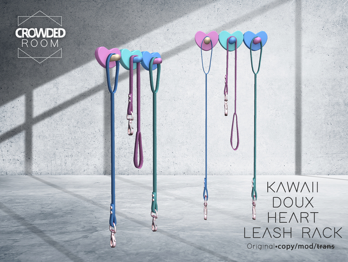 Crowded Room - Kawaii Doux Leash Rack 