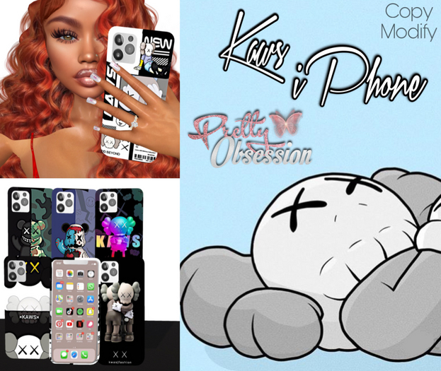 *Pretty Obsession* Kaws iPhones