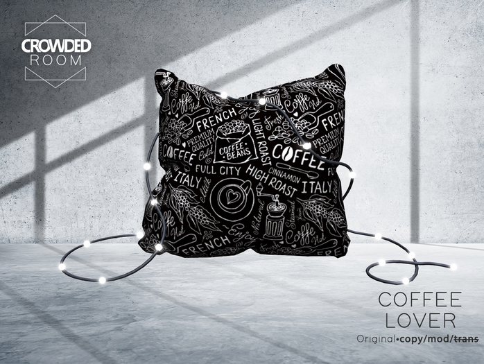 Crowded Room - Pillow - Coffee Lover 