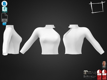 Dae Obj FBX For Female One Shoulder Top Maitreya Slink Physique Hourglass Belleza Legacy