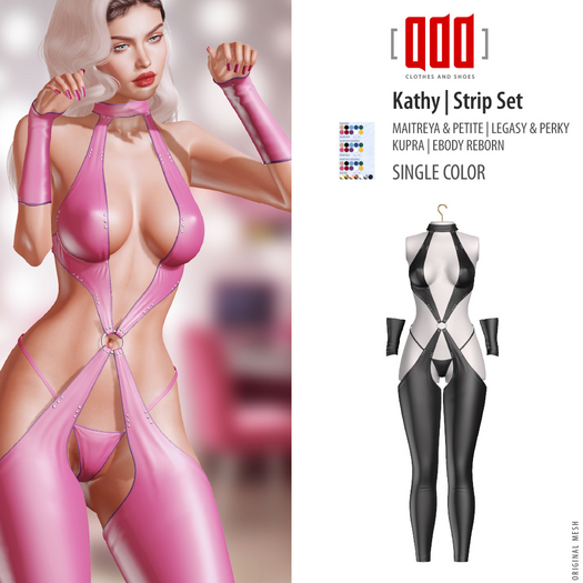 [ADD] Kathy Strip Set - Black