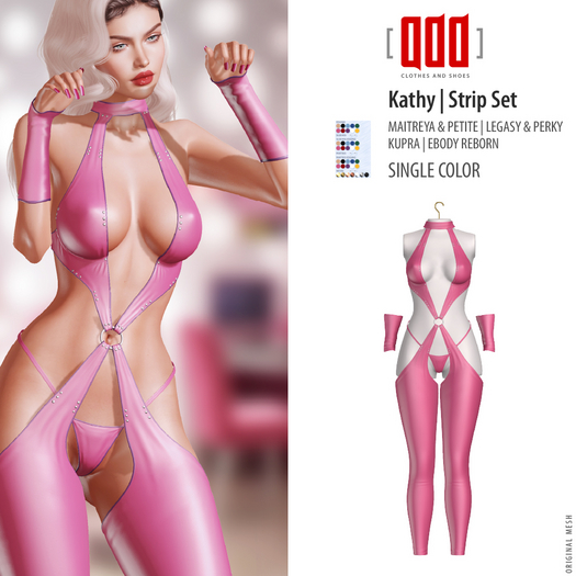 [ADD] Kathy Strip Set - Pink