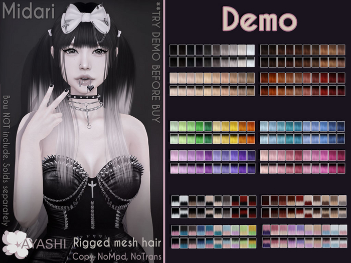 [^.^Ayashi^.^] Midari hair-DEMO
