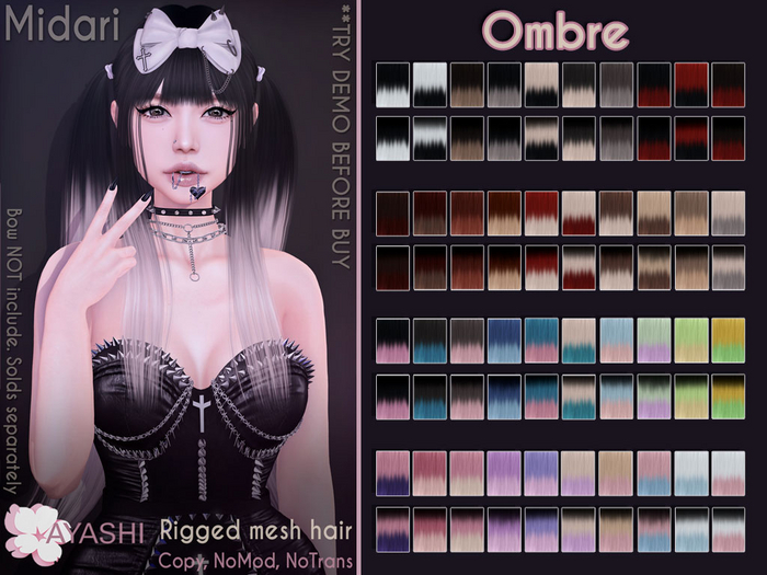 [^.^Ayashi^.^] Midari hair-Ombre