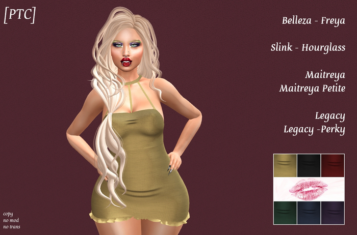 [PTC] Isran Dress - Set 3  (add or rezz)