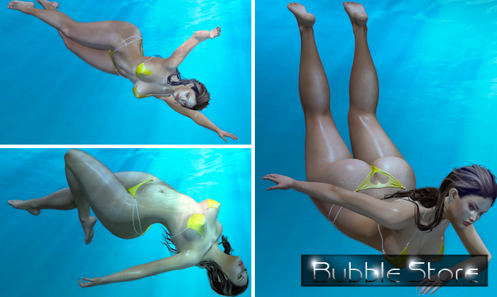 Bubble - Underwater Set Bento Pose