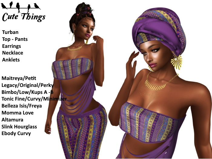 [CT] Tribal Maya - Maitreya - Petit- Kupra - Legacy - Hourglass - Freya - Tonic - Ebody - Altamura - Momma Love-DEMO
