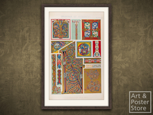 Grammar of Ornament - Illuminated 01 | Mesh Frame with 6 texture options