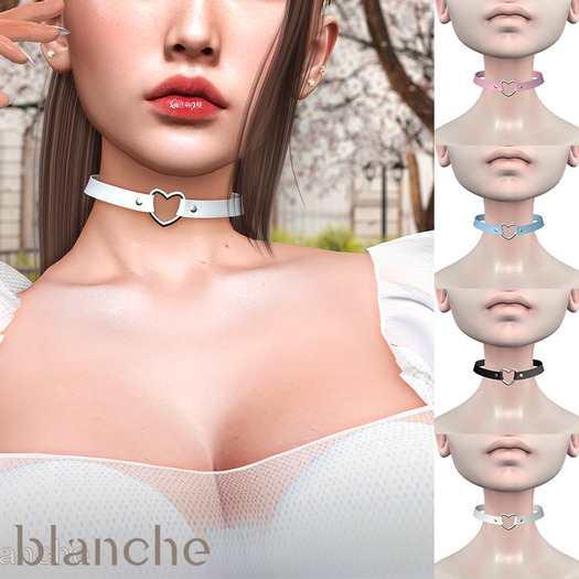 blanche Choker Heart Fatpack Pack