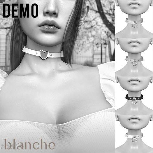 blanche Choker Ring DEMO Fatpack