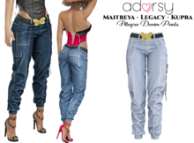 adorsy - Allegra Denim Pants Faded - Maitreya/Legacy/Kupra