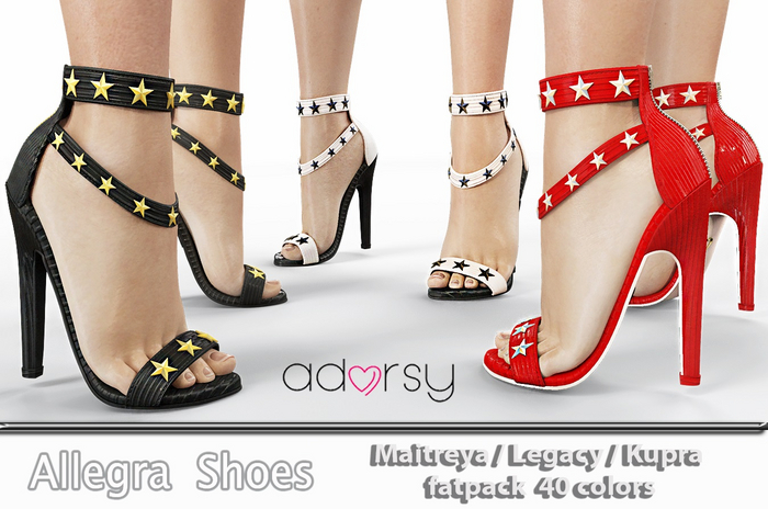 adorsy - Allegra Heels Fatpack - Maitreya/Legacy/Kupra