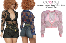 adorsy - Danica Lace Top Pink - Maitreya/Legacy/Lara Petite/Kupra