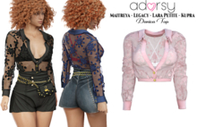 adorsy - Danica Lace Top Soft Pink - Maitreya/Legacy/Lara Petite/Kupra