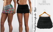 Everleigh Skirt Black - Maitreya Lara, Lara Petite, Kupra Original, Legacy, Reborn, Reborn Juicy - FashionNatic
