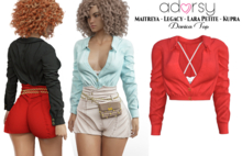 adorsy - Danica Top Red - Maitreya/Legacy/Lara Petite/Kupra