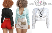 adorsy - Danica Top White - Maitreya/Legacy/Lara Petite/Kupra