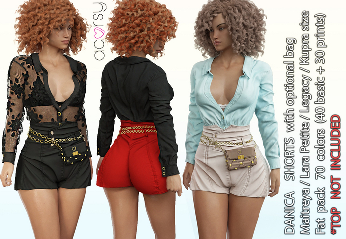 adorsy - Danica Shorts Fatpack - Maitreya/Legacy/Kupra
