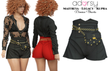 adorsy - Danica Shorts Black - Maitreya/Legacy/Kupra