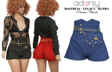 adorsy - Danica Shorts Blue - Maitreya/Legacy/Kupra