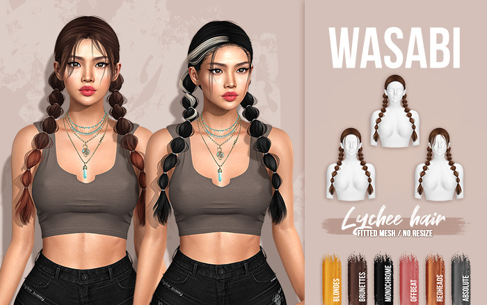 Wasabi // Lychee Hair - Absolute Pack
