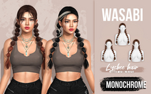 Wasabi // Lychee Hair - Monochrome
