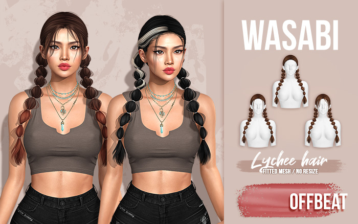 Wasabi // Lychee Hair - Offbeat