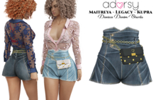 adorsy - Danica Denim Shorts Original - Maitreya/Legacy/Kupra