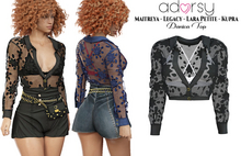 adorsy - Danica Lace Top Black - Maitreya/Legacy/Lara Petite/Kupra