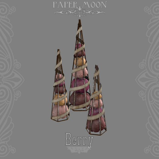 *pm* Pumpkin Tree Cages - Berry