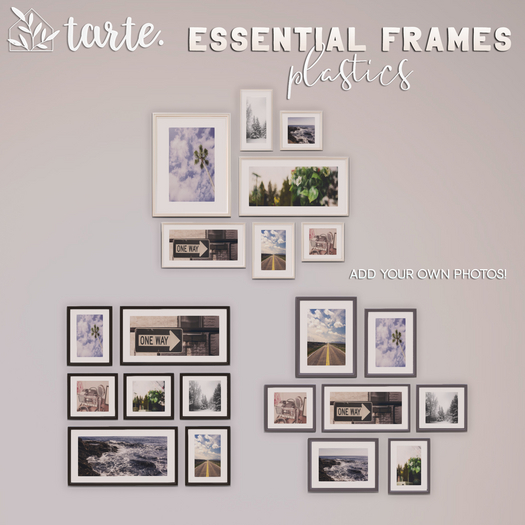 tarte. essential frames (plastics)