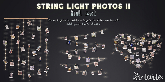 tarte. string light photos II - FULL SET