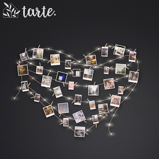 tarte. string light photos II (heart)