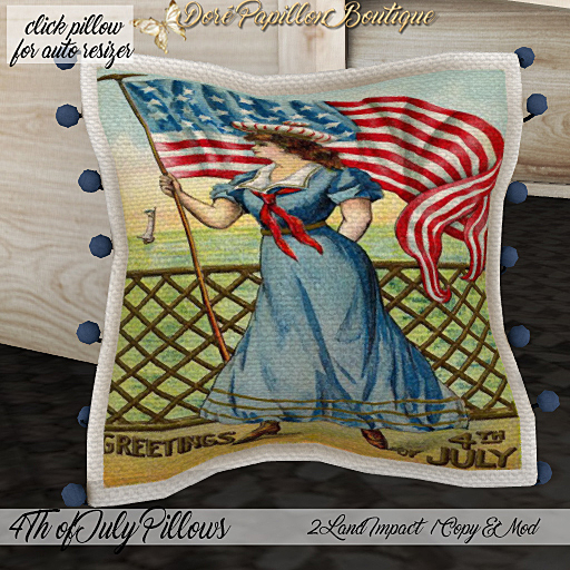 DPB 4th of July Pillows - No 1