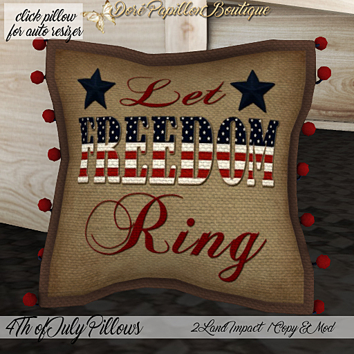 DPB 4th of July Pillows - No 9