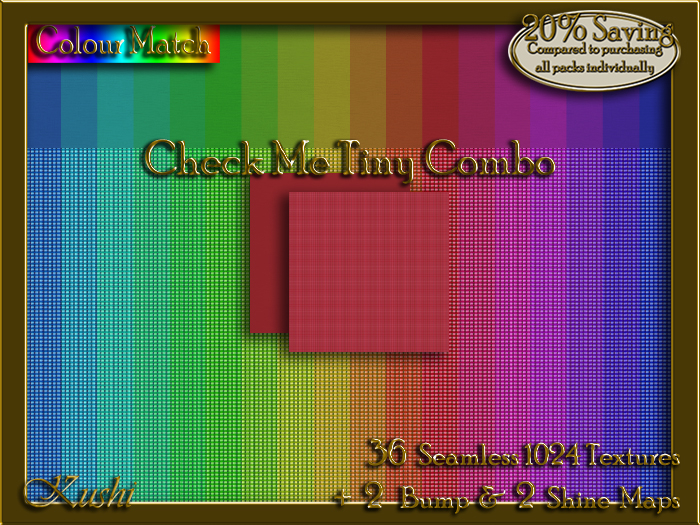 Check Me Tiny Combo Seamless Texture Set