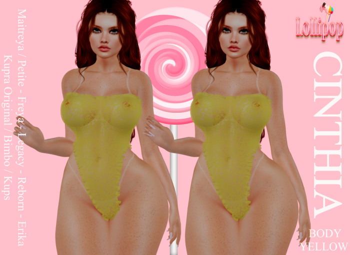 LOLLIPOP - BODY CINTHIA YELLOW 