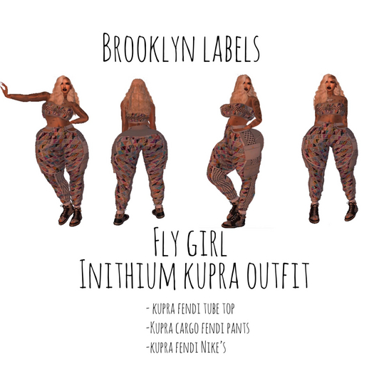 [brooklyn label's]FendiFlyGirl OutFit Inithium Kupra