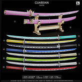 3. BAMSE : Guardian - Teal - Katana Sword