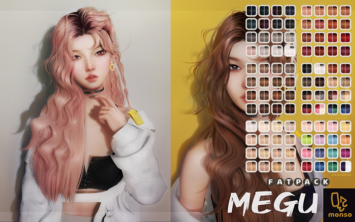 [monso] Megu Hair /Fatpack