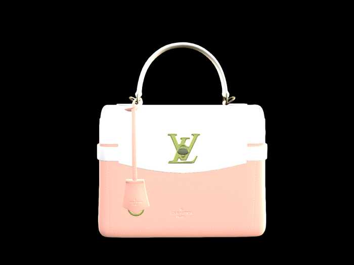 AUTHENTIC PINK AND WHITE LOCKME PURSE