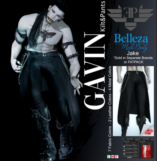 L'Emporio&PL::*Gavin*:: -Kilt with Pants-Belleza Jake-