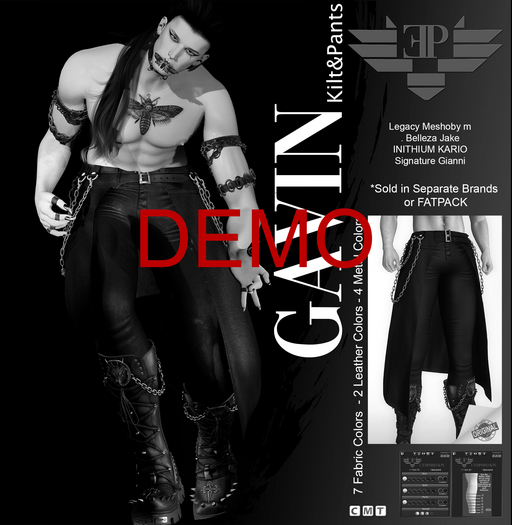 D*E*M*O L'Emporio&PL::*Gavin*:: -Kilt with Pants-B.Jake V3