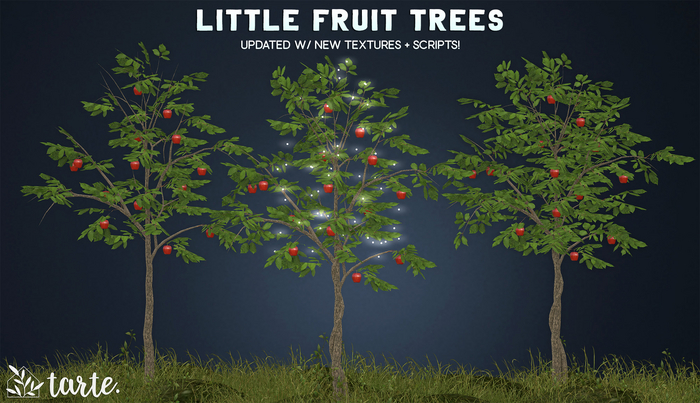 Second Life Marketplace - tarte. little fruit trees (apple)