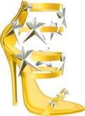 May24 - Kristin Heels Yellow - Maitreya, Legacy, Legacy Perky, Belleza Freya, Inithium Kupra