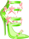 May24 - Kristin Heels Neon Green - Maitreya, Legacy, Legacy Perky, Belleza Freya, Inithium Kupra