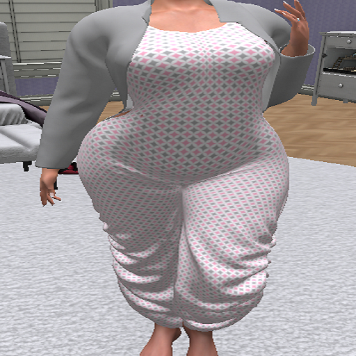 One In A Melon pink n gray diamond overalls