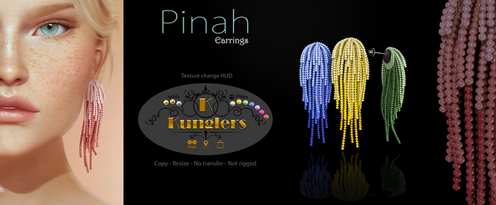 KUNGLERS - Pinah earrings