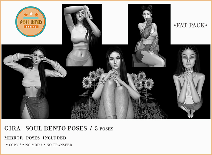 POSE USTED - GIRA - SOUL - BENTO - FAT PACK 